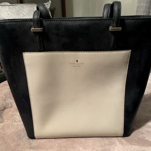 Kate Spade Navy and Cream Tote